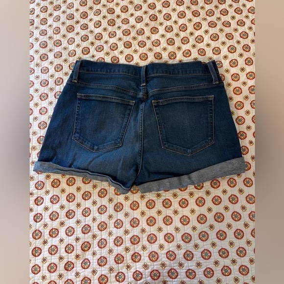 J Crew Dark Wash Jean Shorts Size 32 - Picture 4 of 6